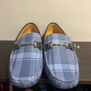 Faranzi Blue Loafers new with tags 10.5